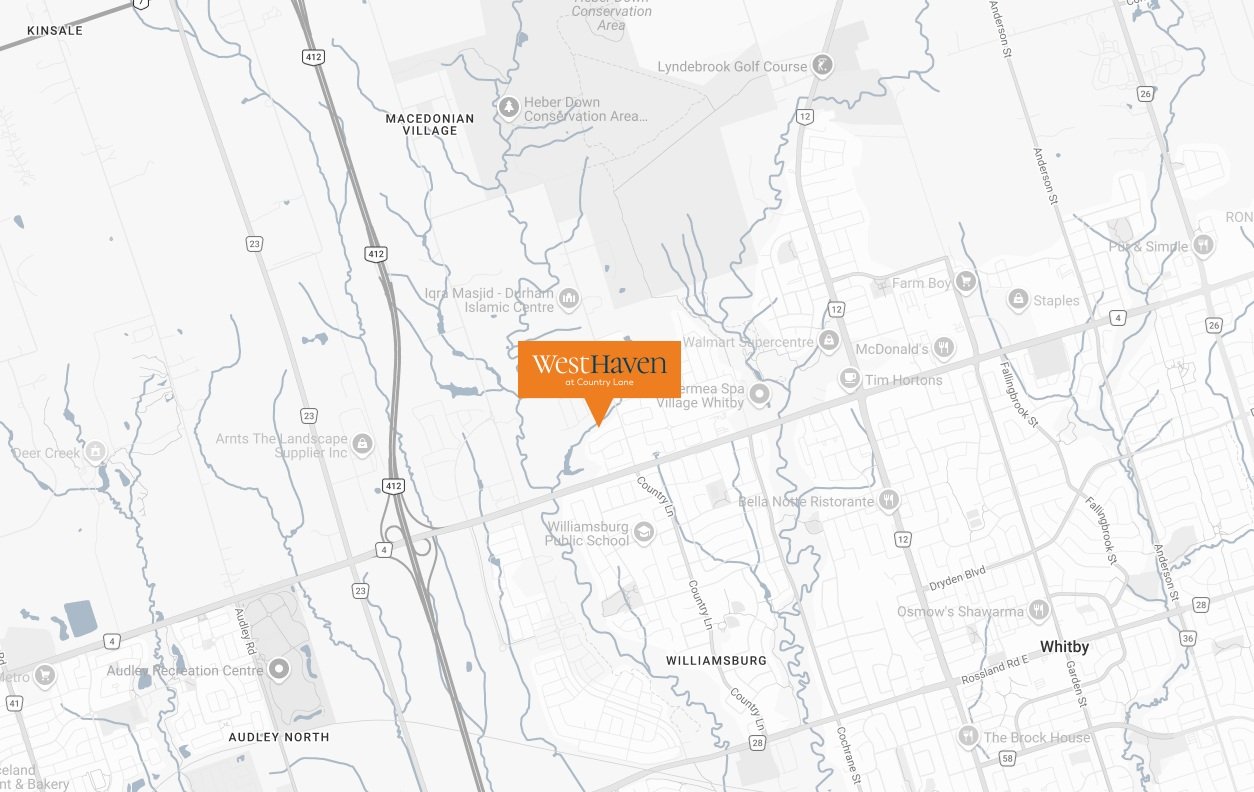 Westhaven location map